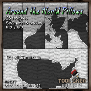 Tool Shed - Around the World Pillows Ad