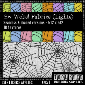 Tool Shed - Ew Webs Fabrics - Lights Ad